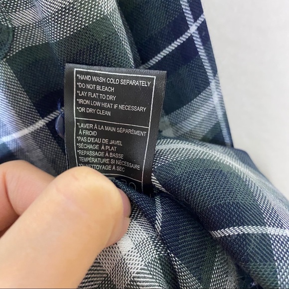 BB DAKOTA HARWOOD WASHED PLAID BUTTON DOWN SHIRT - Picture 7 of 8